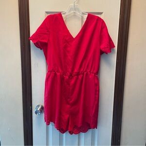 SHEIN Vibrant Red Apparel